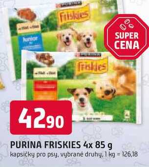 PURINA FRISKIES 4x 85 g kapsičky pro psy