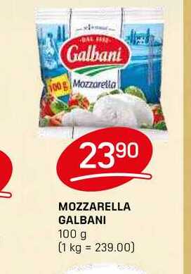 MOZZARELLA GALBANI 100 g 