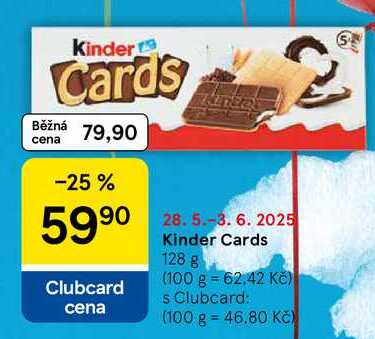 Kinder Cards, 128 g