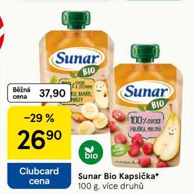 Sunar Bio Kapsička, 100 g, více druhů 