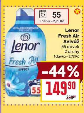 Lenor Fresh Air Aviváž 55 dávek