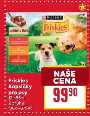 Friskies Kapsičky pro psy 12× 85 g 