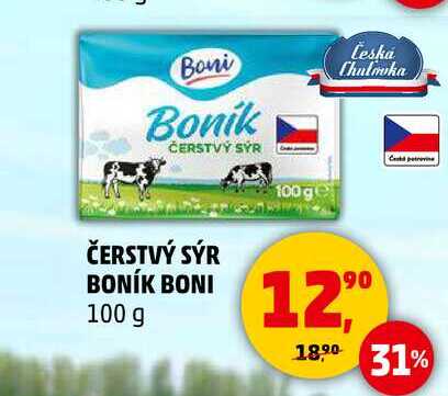 ČERSTVÝ SÝR BONÍK BONI, 100 g 