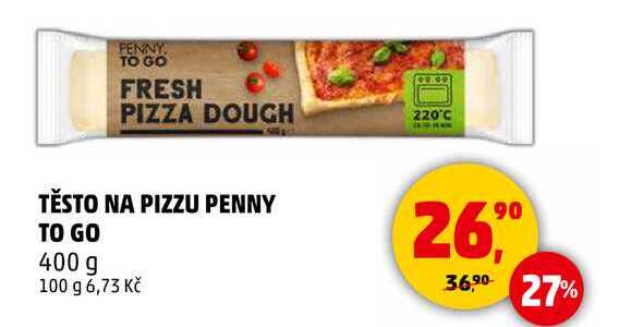 TĚSTO NA PIZZU PENNY TO GO, 400 g 