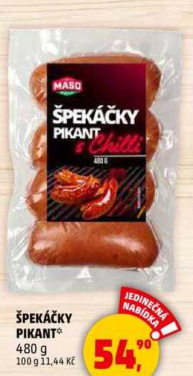 ŠPEKÁČKY PIKANT, 480 g 