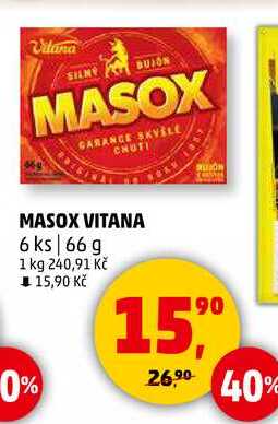 MASOX VITANA 6 ks, 66 g 