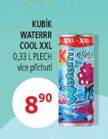 KUBÍK WATERRR COOL XXL 0,33 L PLECH 