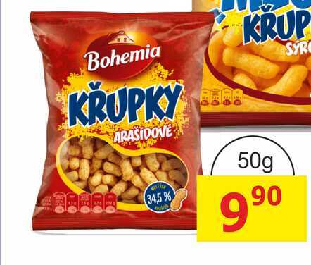 BOHEMIA KŘUPKY arašídové 50g