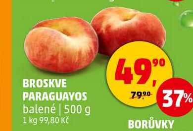 BROSKVE PARAGUAYOS balené, 500 g