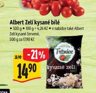  Albert Zelí kysané bílé 500 g 