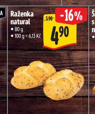  Raženka natural 80 g  