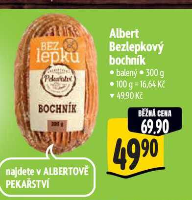   Albert Bezlepkový bochník  300 g