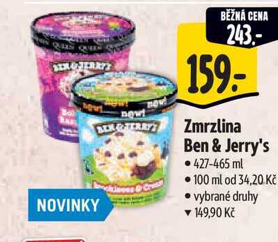  Zmrzlina Ben & Jerry's 427-465 ml  