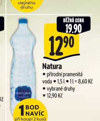  Natura   přírodní pramenitá voda 1,5 l