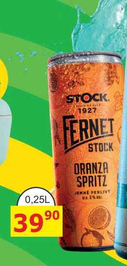 FERNET STOCK ORANZA SPRITZ 0,25L