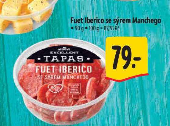 Fuet Iberico se sýrem Manchego 90 g  