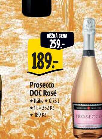   Prosecco DOC Rosé 0,75 l