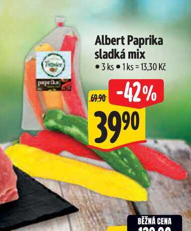  Albert Paprika sladká mix  3 ks
