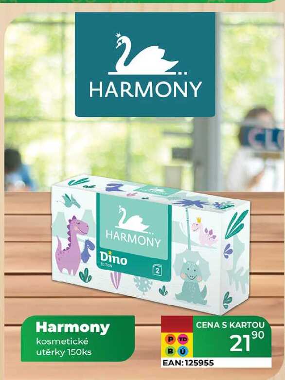Harmony kosmetické utěrky 150ks  