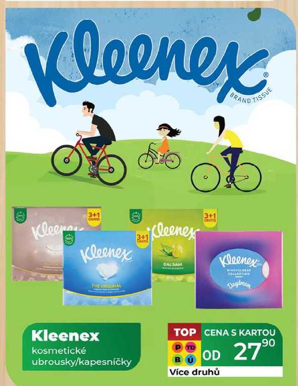 Kleenex kosmetické ubrousky/kapesníčky 