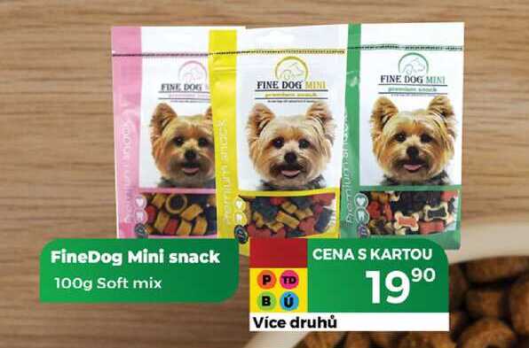 FineDog Mini snack 100g Soft mix