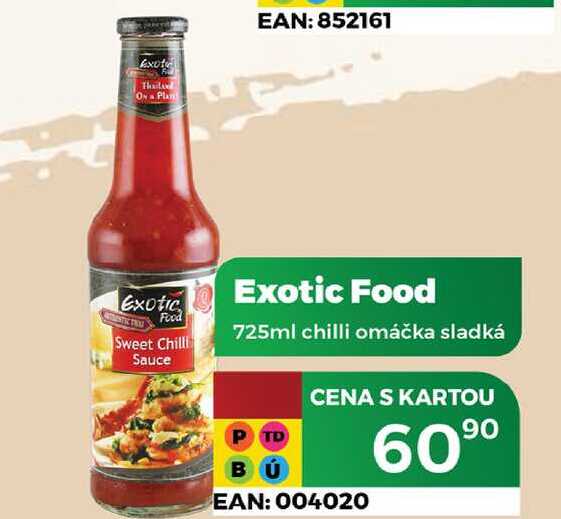 Exotic Food 725ml chilli omáčka sladká 