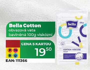 Bella Cotton obvazová vata bavlněná 100g viskózní