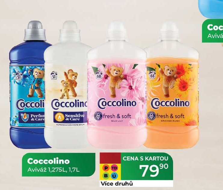 Coccolino Aviváž 1,275L, 1,7L  