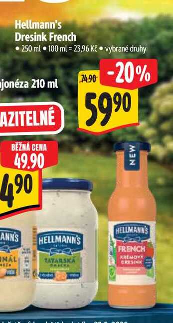 Hellmann's Dresink French 250 ml  