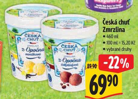 Česká chuť Zmrzlina, 460 ml 