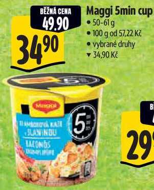 Maggi 5min cup, 50-61 g