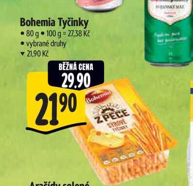 Bohemia Tyčinky 80 g 