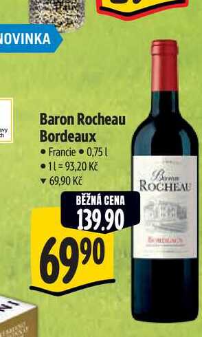  Baron Rocheau Bordeaux 0,75 l