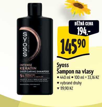   Syoss Šampon na vlasy 440 ml  