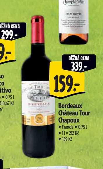   Bordeaux Château Tour Chapoux  0,75 l