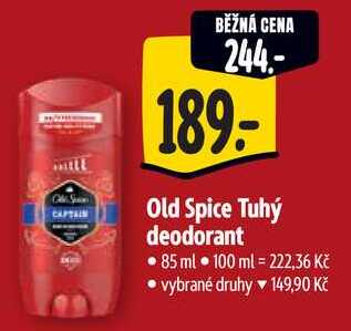 Old Spice Tuhý deodorant, 85 ml 