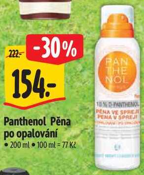 Panthenol Pěna po opalování, 200 ml
