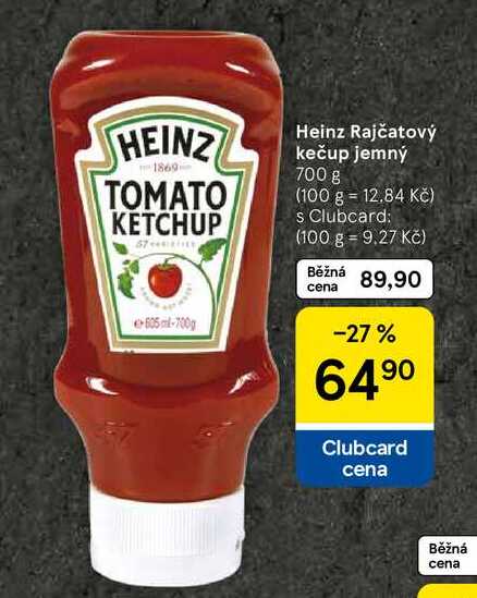 Heinz Rajčatový kečup jemný, 700 g 