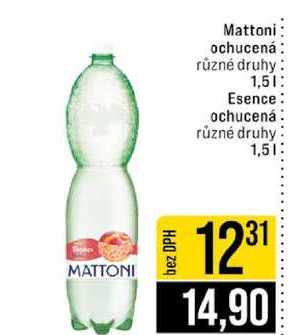 Mattoni ochucená různé druhy 1,5l Esence ochucená různé druhy 1,5l