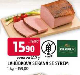 Lahůdková sekaná se sýrem 100g