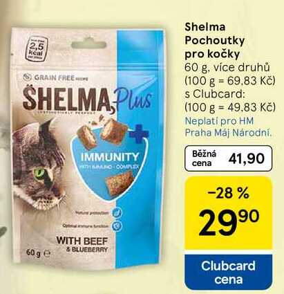 Shelma Pochoutky pro kočky, 60 g 