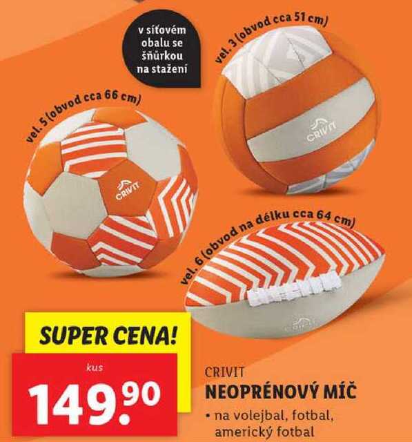NEOPRÉNOVÝ MÍČ