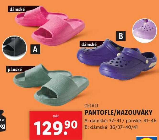 PANTOFLE/NAZOUVÁKY 