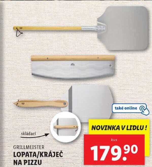 LOPATA/KRÁJEČ NA PIZZU 