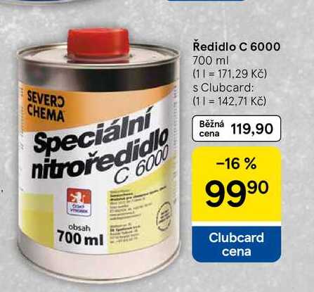 Ředidlo C 6000, 700 ml 