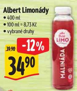 Albert Limonády, 400 ml 