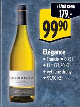 Elégance, 0,75 l