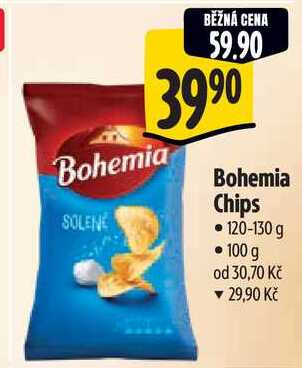 Bohemia Chips, 120-130 g