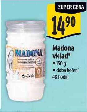 Madona vklad* 