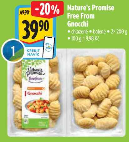 Nature's Promise Free From Gnocchi, 2x 200 g